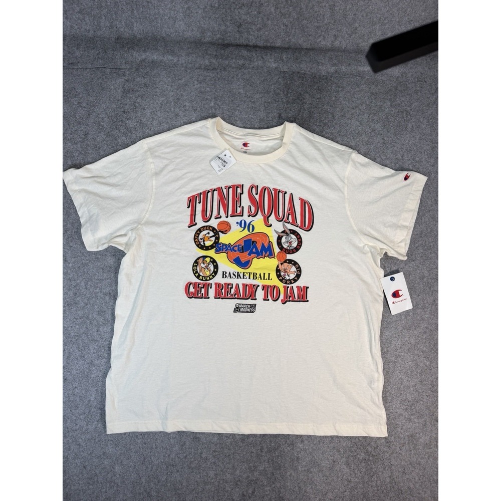 Champion Space Jam Tune Squad 96 T Shirt Mens XXL NWT Looney Tunes Basketball